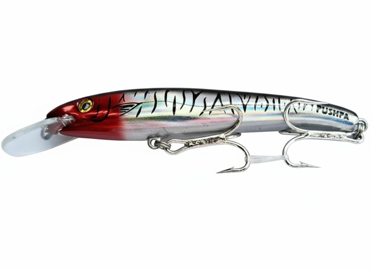Pushpa Stickered Laser Pro Hard Bait Lure | Floating | 16 Cm | 20 Gm | - FishermanshubS RB - 94