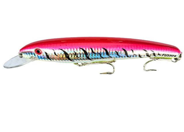 Pushpa Stickered Laser Pro Hard Bait Lure | Floating | 16 Cm | 20 Gm | - FishermanshubSWP - 25