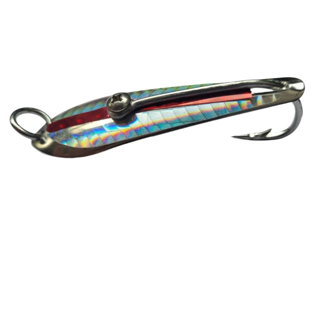 Pushpa Trolling Fishing Spoon | Single Hook | Sinking | 8 Cm, 14 Gm | 10 Cm, 23 Gm | - Fishermanshub#3/0Silver