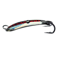 Pushpa Trolling Fishing Spoon | Double Hook | Sinking | 8 Cm, 15 Gm | 9 Cm, 20 Gm | - Fishermanshub#3/0Silver