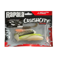 Rapala CrushCity Assorted Pack Soft Plastic Lure | 6 Pcs Per Pack |