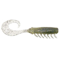 Rapala CrushCity Creeper Soft Plastic Lure | 3.25 Inch | 6 Pcs Per Pack | Ghost-Shimp