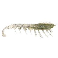 Rapala CrushCity Imposter Shrimp/ Prawn Shaped Soft Plastic Lure | 2.5 Inch | 7 Pcs Per Pack |GhostShrimp