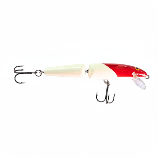 Rapala Jointed Hardbait Lures | Floating | Trolling Lures | 11 Cm | 9 Gm | - FishermanshubRed Head
