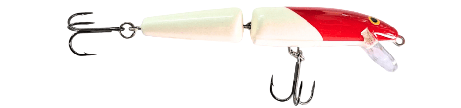 Rapala Jointed Hardbait Lures | Floating | Trolling Lures | 11 Cm | 9 Gm | - FishermanshubRed Head
