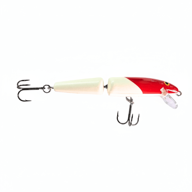 Rapala Jointed Hardbait Lures | 13 Cm | 18 Gm | Floating | Trolling Lures - FishermanshubRed Head