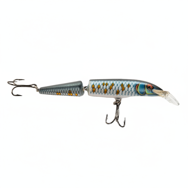 Rapala Jointed Hardbait Lures | 13 Cm | 18 Gm | Floating | Trolling Lures - FishermanshubScaled Baitfish