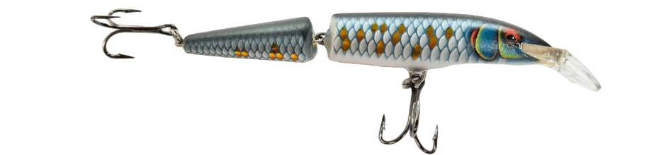 Rapala Jointed Hardbait Lures | 13 Cm | 18 Gm | Floating | Trolling Lures - FishermanshubScaled Baitfish