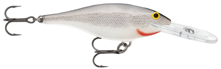 Rapala Shad Rap Deep Runner Hard Bait Lures | Floating | 9 Cm | 15 Gm | - FishermanshubSilver