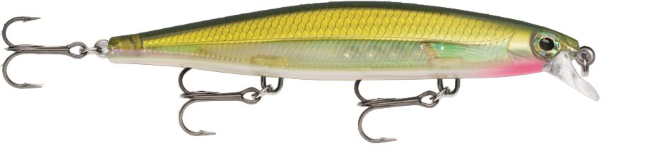 Rapala Shadow Rap Hard Lure | 11 Cm | 13 Gm | Slow Sinking | Jerkbait | - FishermanshubOlive Green