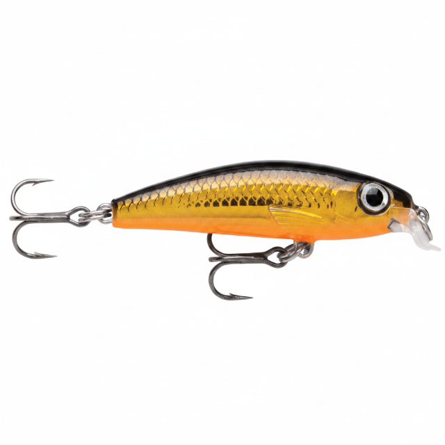 Rapala Ultra Light Minnow | Slow Sinking | 4 Cm | 3 Gm | Gold