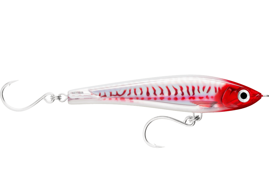 Rapala XRap Magnum Stick Hard Lipless Lures | Slow Sinking | 17 Cm | 88 Gm | - FishermanshubHD Red Head UV (HDRHU)