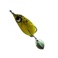 Real Warrior Dora Frog Handmade Soft Lure | Floating | 3.5 Cm | 5 Gm | - FishermanshubYellow