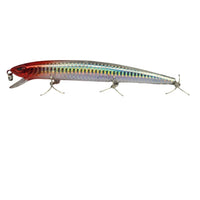 Storm Seabass Thunder Minnow Topwater Hard Lure | 14 Cm | 24 Gm | Floating - FishermanshubHolographic Redhead HRH