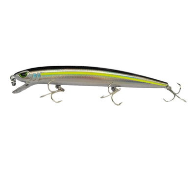 Storm Seabass Thunder Minnow Topwater Hard Lure | 14 Cm | 24 Gm | Floating - FishermanshubLaser Green Chartreuse LGC