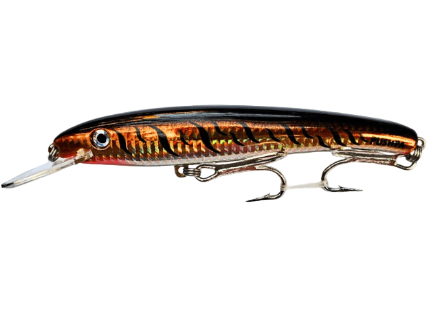 Pushpa Stickered Laser Pro Hard Bait Lure | Floating | 16 Cm | 20 Gm | - FishermanshubSGBS - 128