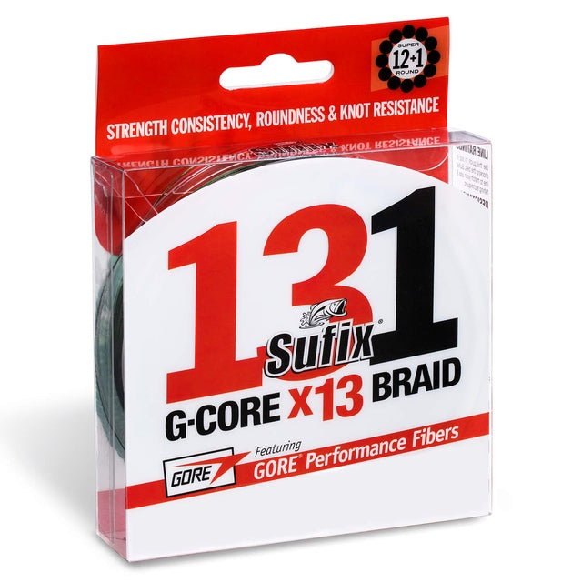 Sufix 131 Braided Fishing Line | 100 Mt / 110 Yd | Lo Vis Green - fishermanshub0.23MM | 13.6Kg (30Lb)Lo Vis Green