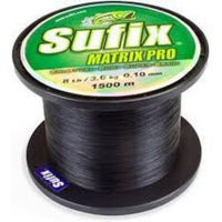 Sufix Matrix Pro High Performance Braided Line | 100Mt / 110Yd | Black | 6 Connected Spools | - Fishermanshub0.25MM | 22.5Kg (50.0Lb)Single
