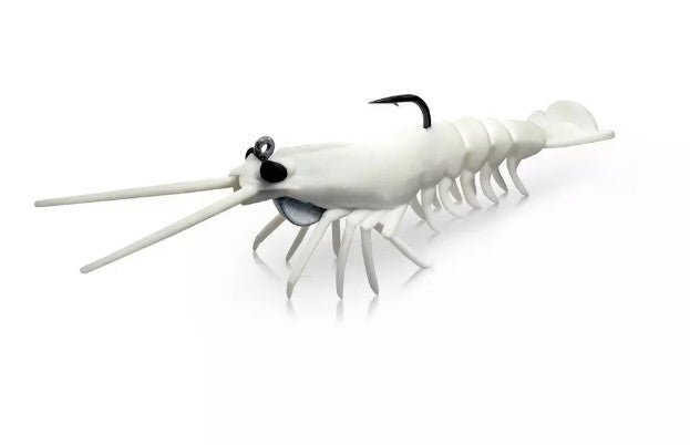 Savage Gear Manic Shrimp RTF | 9 Cm | 11 Cm | Sinking | 2 Pcs Per Pack | - Fishermanshub11CmWHITE