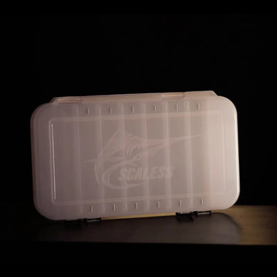 Scaless Fishing Lure Box | Tackle Box | 16 Lure Compartment + 6 Hook Boxes - fishermanshubWhite