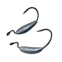 Scaless Gal Weighted Worm Hook Weedless Jigheads | 3 Pcs Per Pack | - Fishermanshub#7/014Gm