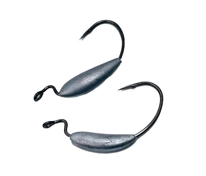 Scaless Gal Weighted Worm Hook Weedless Jigheads | 3 Pcs Per Pack | - Fishermanshub#7/014Gm