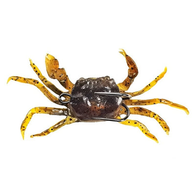 Sea Rock Crab Soft Plastic Baits | 5.5 Inch | 34 Gm | 1 Pc Per Pack | - FishermanshubBrown