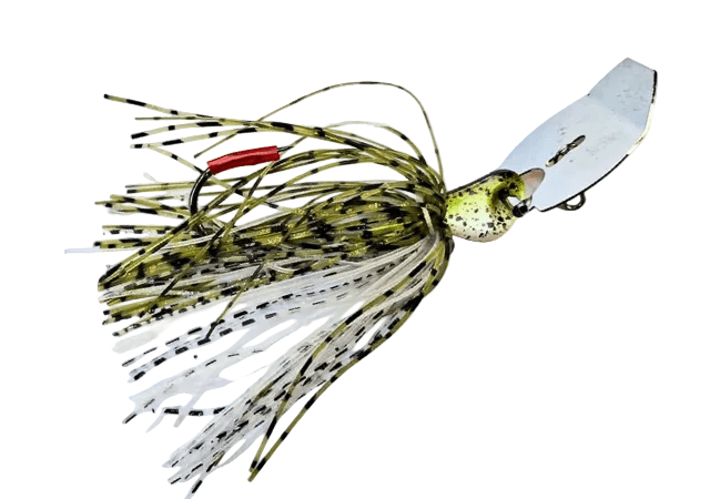 Sea Rock Chatter Bait with Hook Skirt | 10.5 Cm | 15 Gm | - FishermanshubSilver White