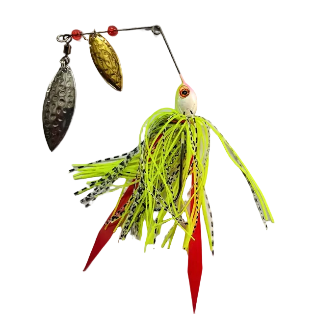 Sea Rock Spinner Bait with Hook Skirt | 22 Cm | 16 Gm - Chartreuse