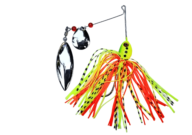 Sea Rock Spinner Bait with Hook Skirt | 22 Cm | 16 Gm | - FishermanshubOrange Chart