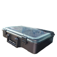 Searock Fishing Tackle Box | Black | 18 Compartment | - Fishermanshub