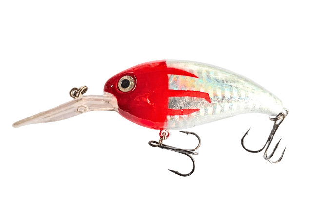 Searock Crank Bait Fishing Hard Lure | Floating | 10 Cm | 13.6 Gm - FishermanshubRed Head