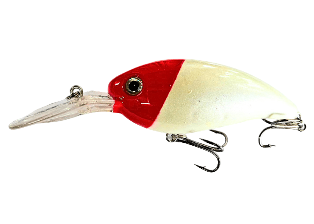 Searock Crank Bait Fishing Hard Lure | Floating | 10 Cm | 13.6 Gm - FishermanshubRed White