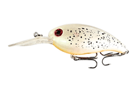 Searock Crank Bait Fishing Hard Lure | Floating | 10 Cm | 13.6 Gm - FishermanshubWhite Black Dot