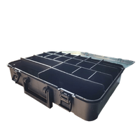 Searock Fishing Tackle Box | Black | 18 Compartment | - Fishermanshub