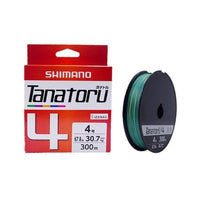 Shimano Tanatoru Izanas 4 Strand Braided Fishing Line | 300Mt / 330Yd | Multicolour | - Fishermanshub0.28MM | 22.3Kg (49.1Lb)