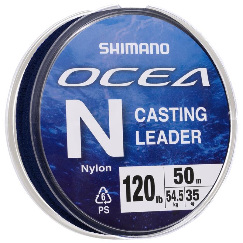 Shimano Ocea Nylon Casting Leader | 50Mt / 55Yd | Clear | - Fishermanshub0.52MM | 18.2Kg (40Lb)