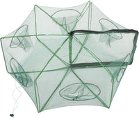 Shrimp Trap Hexagon Net Fishing Bait Trap | 6 Holes | - Fishermanshub60x22Cm