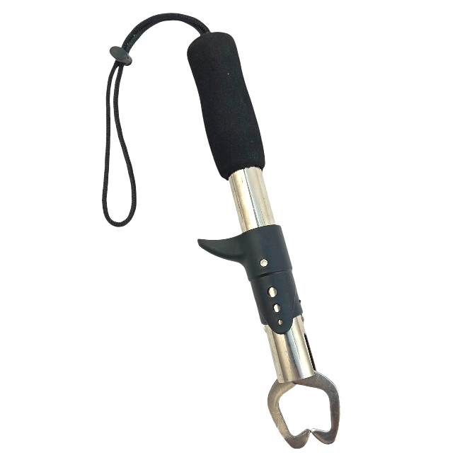 Stainless Steel Single Finger Fish Lip Gripper | 21.5 Cm | - Fishermanshub21.5 Cm