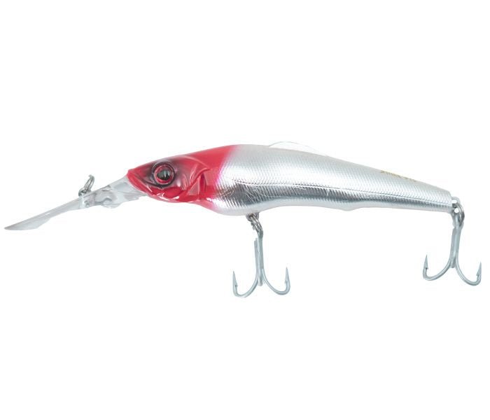 Strike Pro Challenger X Deep Diving Hard Bait | 11 Cm | 23 Gm | Trolling Lures - FishermanshubRED HEAD 022PE