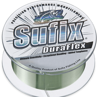 Sufix Duraflex Monofilament Line | 100Mt / 110Yd | Low-Vis Green | 10 Connected Spools | - Fishermanshub0.18MM | 3.7Kg (8.0Lb)Low-Vis GreenSingle