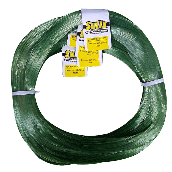 Sufix Superior 12 lb Clear - 1100 Yds. : Monofilament Fishing Line : Sports  & Outdoors 