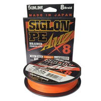Sunline Siglon PE AMZ X8 Braided Fishing Line | 300Mt / 325Yd | Orange | - Fishermanshub0.29MM | 15.9Kg (35.0Lb)