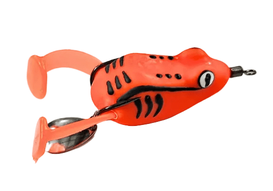 Terry L6 Lat Frogs Handmade Soft Lure With Spinner | Floating | 4 Cm | 6 - 7 Gm | - FishermanshubC01