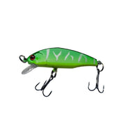 Sea Rock Ultra Light Minnow Hard Bait Lure | Floating | 5.5 Cm | 3.4 Gm | - FishermanshubGreen Tiger