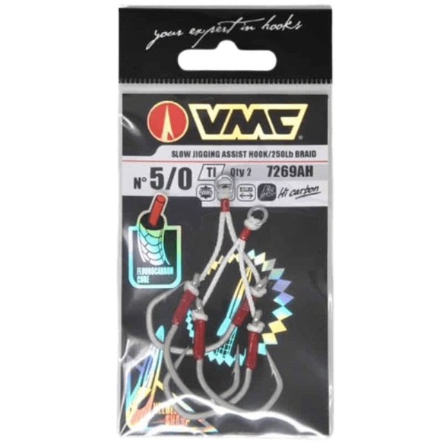 VMC Slow Jigging Assist Hook 7269AH | 2 Pcs per Pack | - Fishermanshub5/0