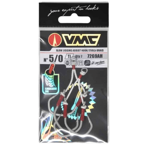 VMC Slow Jigging Assist Hook 7269AH | 2 Pcs per Pack | - Fishermanshub5/0