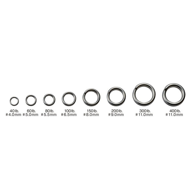 Varivas Avani Ocean Works Power Split Ring | 100Lb - 300Lb | 6 - 10 Pcs Per Pack | - Fishermanshub#6.5 | 45.3Kg (100.0Lb)