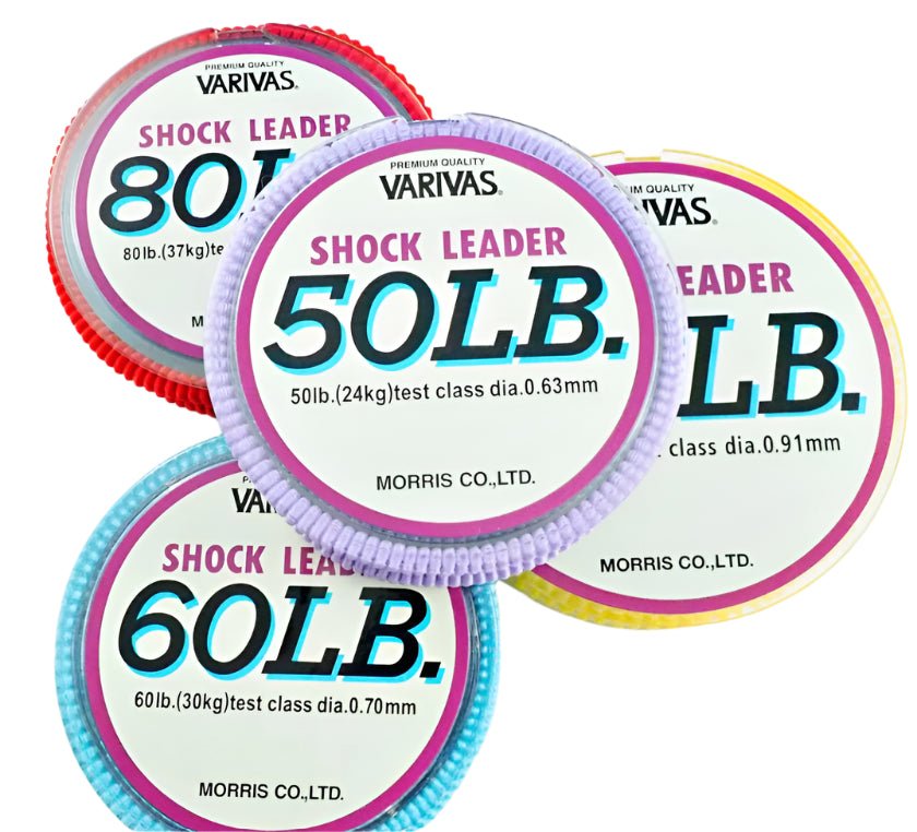 Varivas Nylon Monofilament Shock Leader | 50Mt / 55Yd | Misty Grey | - Fishermanshub0.78MM | 37Kg (80.0Lb)