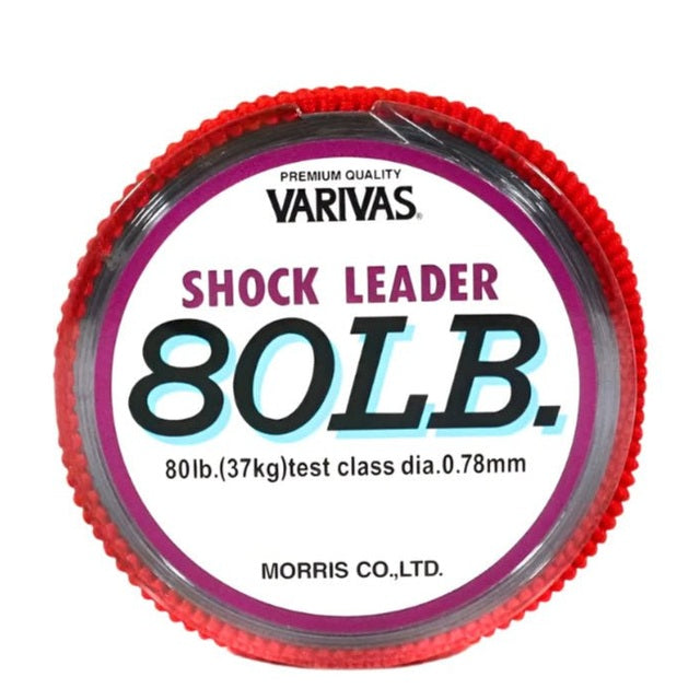 Varivas Nylon Monofilament Shock Leader | 50Mt / 55Yd | Misty Grey | - Fishermanshub0.78MM | 37Kg (80.0Lb)